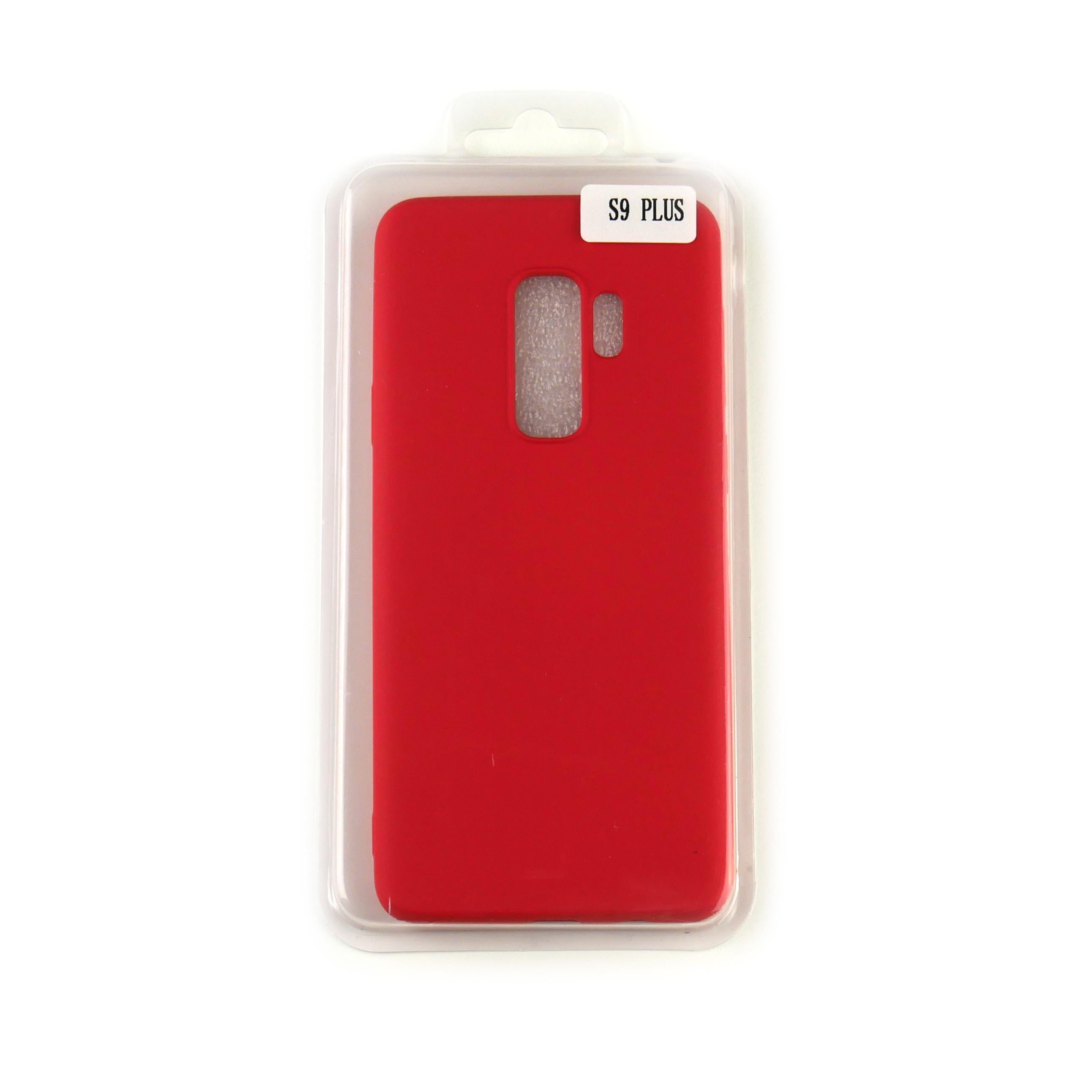 Чехол Silicone Case Full Cover Samsung S9 Plus Красный
