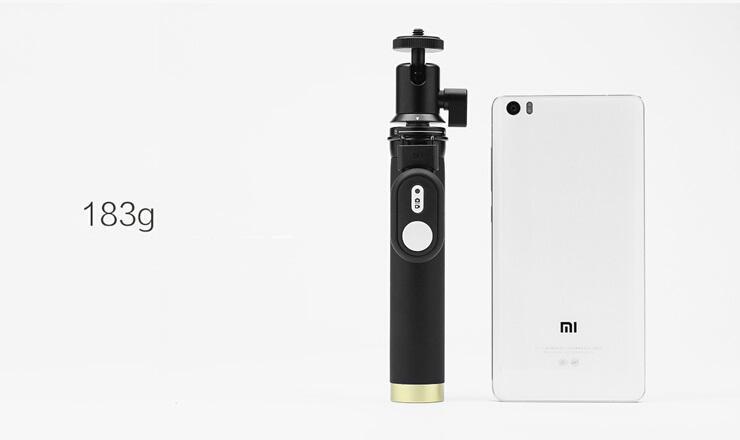 Монопод для экшн-камеры Xiaomi YI 4K/YI 4K+/YI Lite с Bluetooth Remote Controller Черный (104801) - фото 5