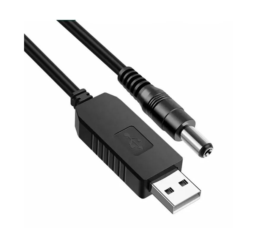 Кабель для роутера USB-DC 9V DC 5,5x2,1 мм (100131)