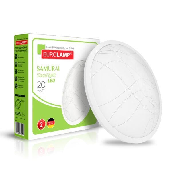 Светильник накладной LED Eurolamp Samurai круглый матовый T23 20W 4000K (18898467) Светильник накладной LED Eurolamp Samurai круглый матовый T23 20W 4000K (18898467)