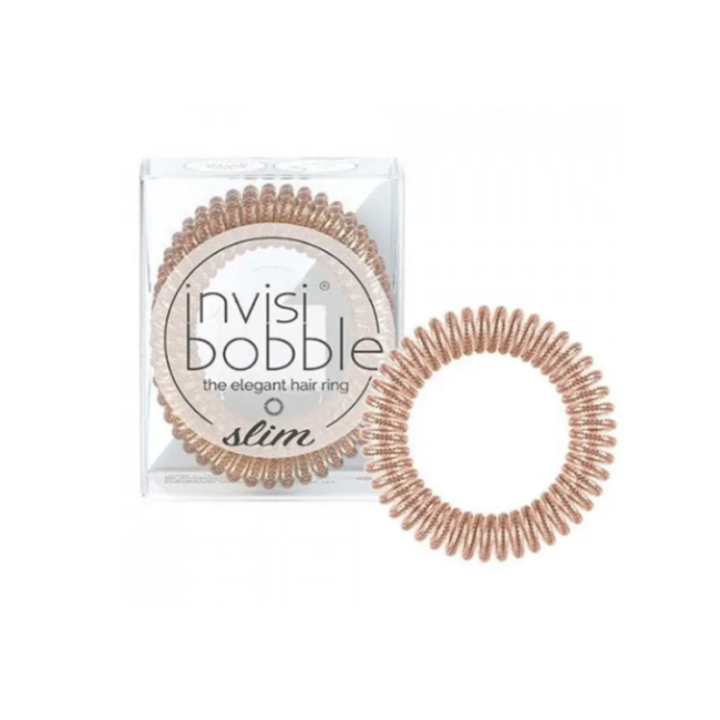 Резинка-браслет для волосся Invisibobble Slim Of Bronze And Beads (4063528027771)