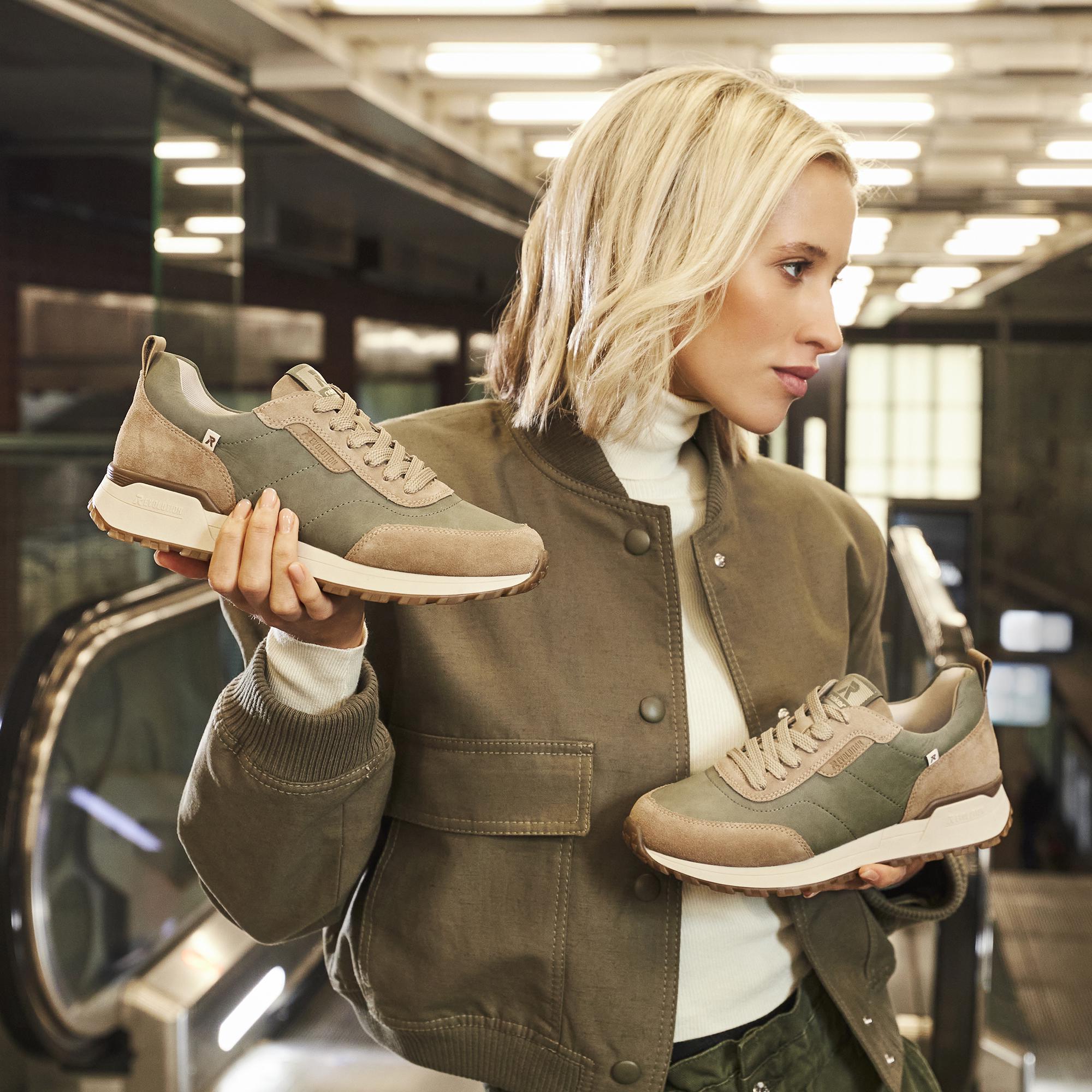 Кроссовки женские осенние Rieker Evolution р. 39 Зеленый/Бежевый (035320-39) - фото 21 Кроссовки женские осенние Rieker Evolution р. 39 Зеленый/Бежевый (035320-39) - фото 21