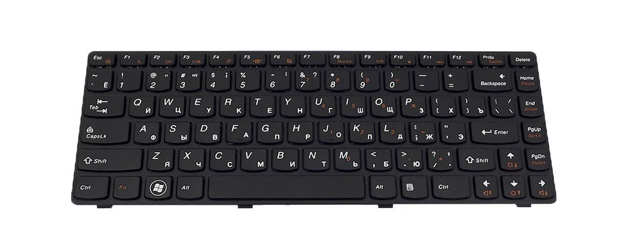 Клавиатура для ноутбука Lenovo IdeaPad Z485 матовая (25-202017)