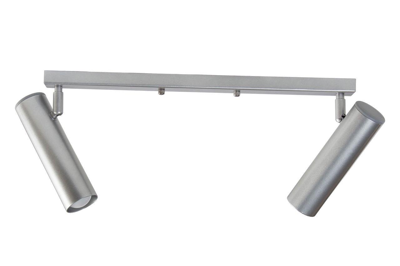 Світильник стельовий MSK Electric з поворотними плафонами під лампу Е27 Алюміній (NL 1750-2 AL) - фото 3