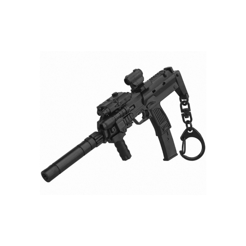 Брелок в виде УЗИ/UZI КЕ-01 10х5 см Черный (1up-ujc-mes) Брелок в виде УЗИ/UZI КЕ-01 10х5 см Черный (1up-ujc-mes)