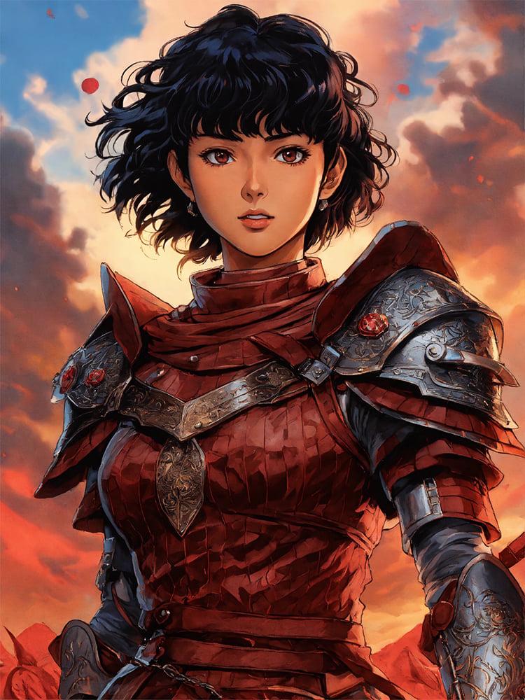 Алмазная мозаика SHLab Аниме Berserk Каска SHS-40366 Вышивка Камнями Полная Выкладка 30x40 см (40366)