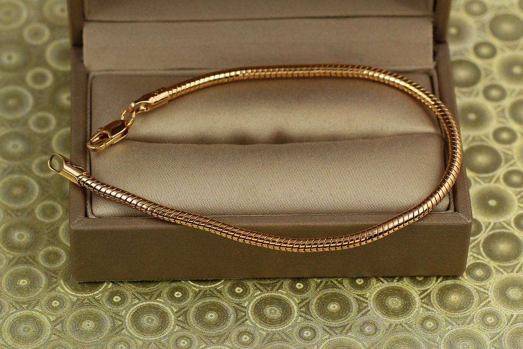 Браслет Xuping Jewelry пандора 18,5 см 2,5 мм Золотистый (27809755)