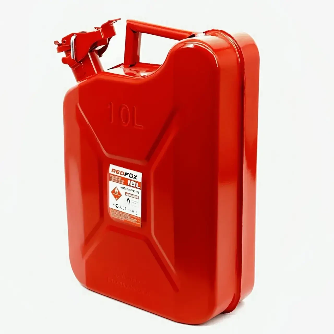 Каністра вертикальна металева REDFOX 10L для техніки та інструменту 10 л (REDFOX10L)