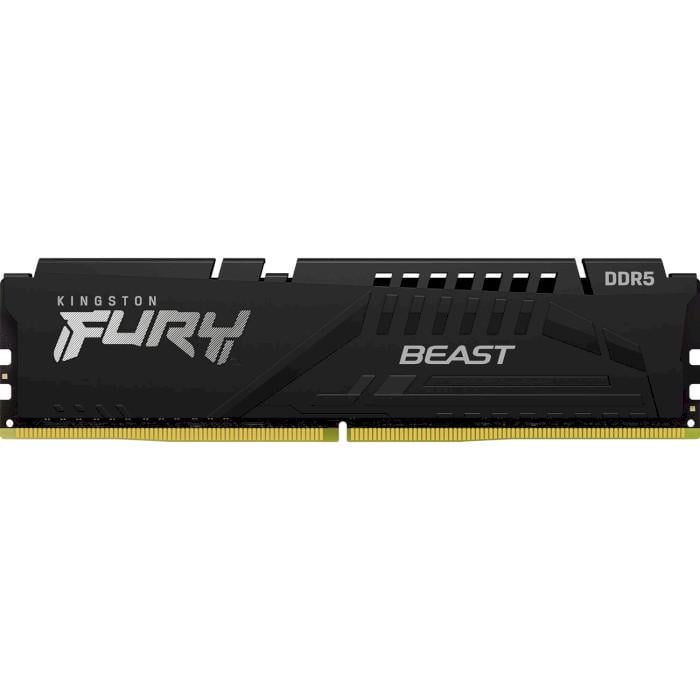 Оперативная память с радиатором Kingston FURY Beast KF552C40BB-8 8 ГБ DDR5 5200 МГц DIMM XMP Black (654881)