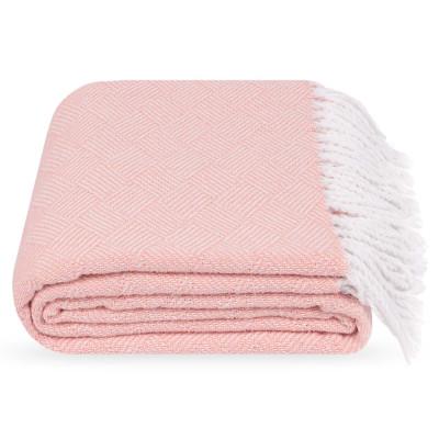 Плед ламінат 140х200 см Рожевий - фото 1 Плед ламінат 140х200 см Рожевий - фото 1