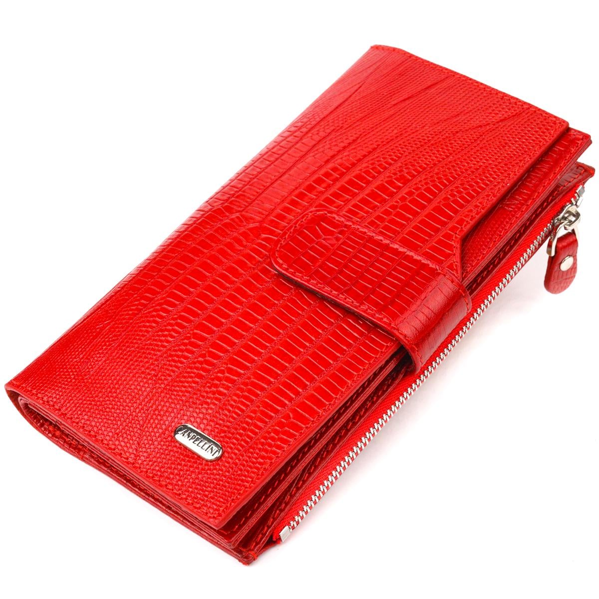 Кошелек женский CANPELLINI Wallet 21646 кожа Красный