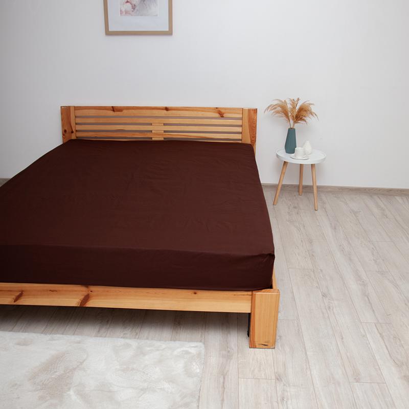 Простирадло з гумкою ТЕП Натхнення 160х200 см Шоколадний (18443) - фото 2