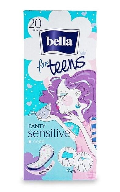 Ежедневные прокладки Bella panty for Teens Sensitive 20 шт.