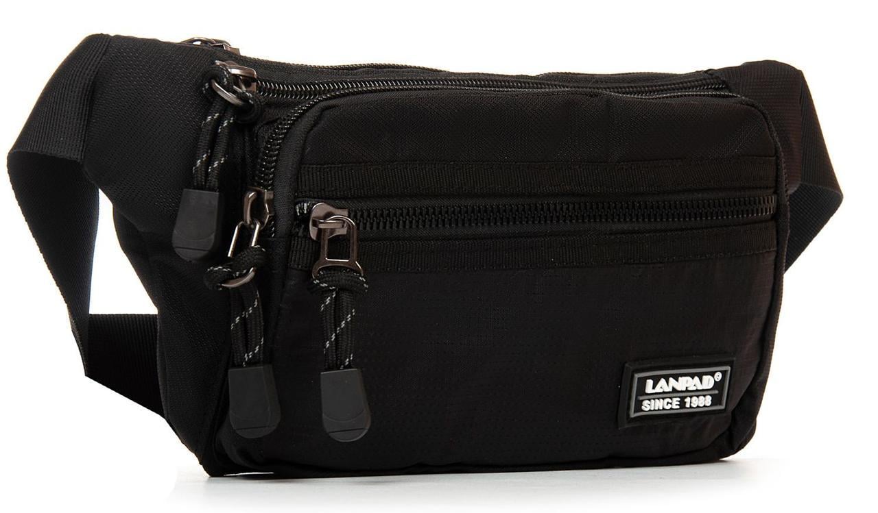 Сумка мужская на пояс Lanpad LAN82063 Черный