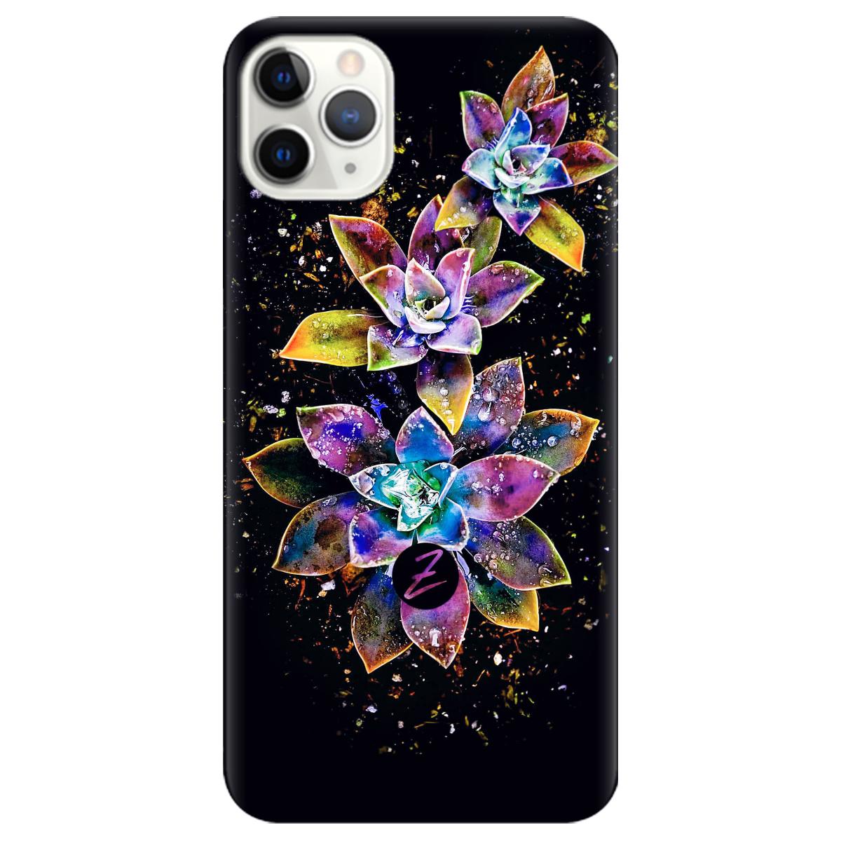 Силіконовий чохол Zorrov для Apple iPhone 11 Pro Max - Magical flowers (12180040179072405)