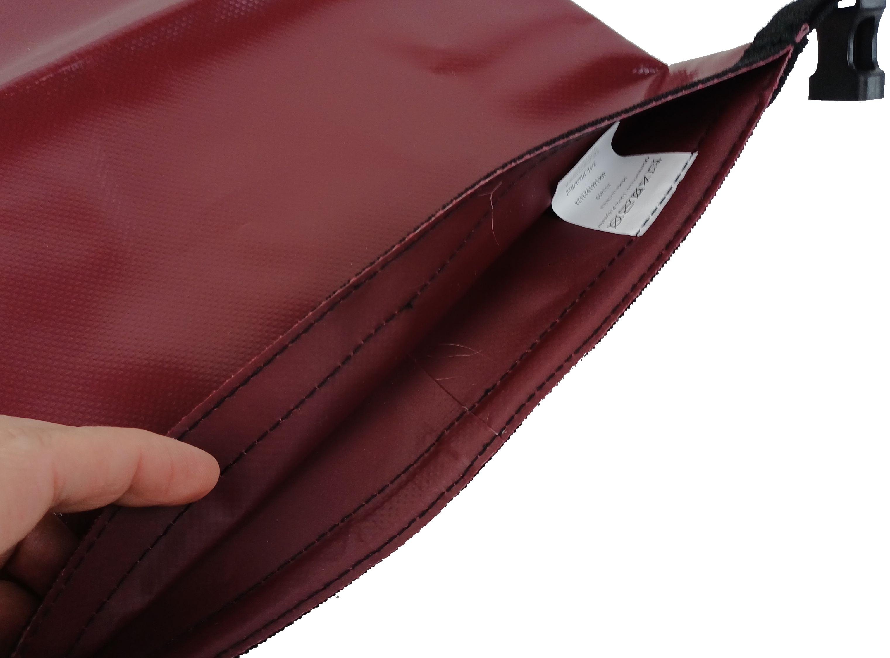 Комплект з двох гермомішків Crane 5 л/2 л Бордовий/Чорний (4061461922122) - фото 6