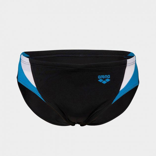 Плавки-слипы мужские Arena SWIM BRIEFS PANEL р. 85 Черный/Белый/Голубой (005913-510)