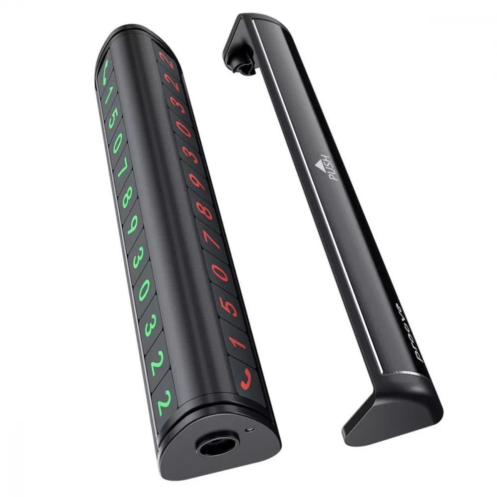 Табличка парковочная Proove Twins с люминесцентными цифрами и двумя номерами Black (612349) - фото 4 Табличка парковочная Proove Twins с люминесцентными цифрами и двумя номерами Black (612349) - фото 4