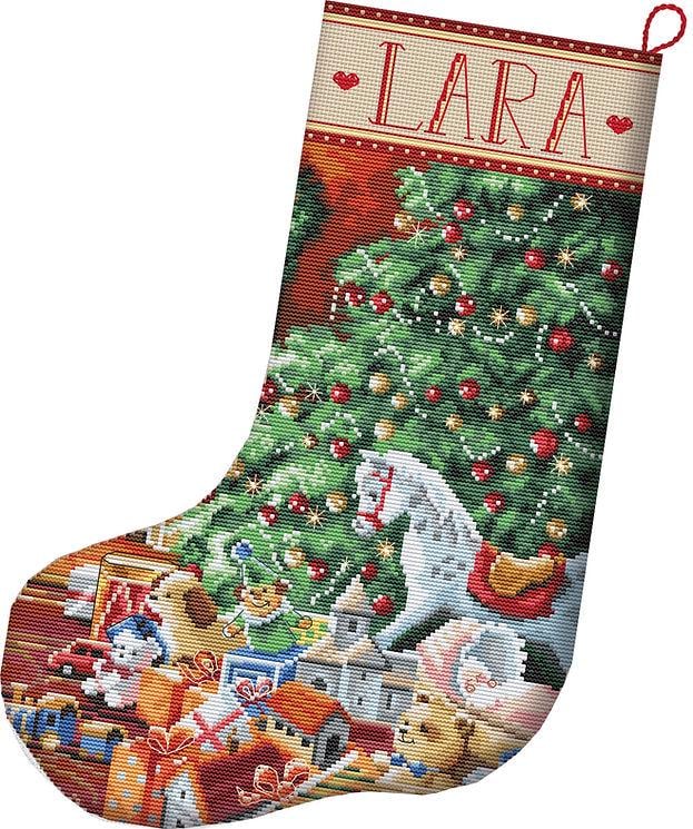 Набор для вышивки крестиком L8010 Cozy Christmas Stocking Letistitch