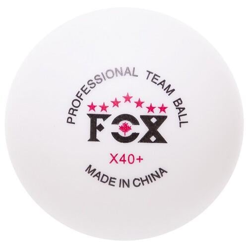 Набір м’ячів для настільного тенісу FOX 3star T007 40 мм 3 шт. Білий (31773419) - фото 2