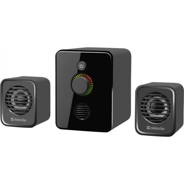 Колонки для ПК 2.1 Defender V12 11 Вт USB 80 дБ Black (564040) Колонки для ПК 2.1 Defender V12 11 Вт USB 80 дБ Black (564040)