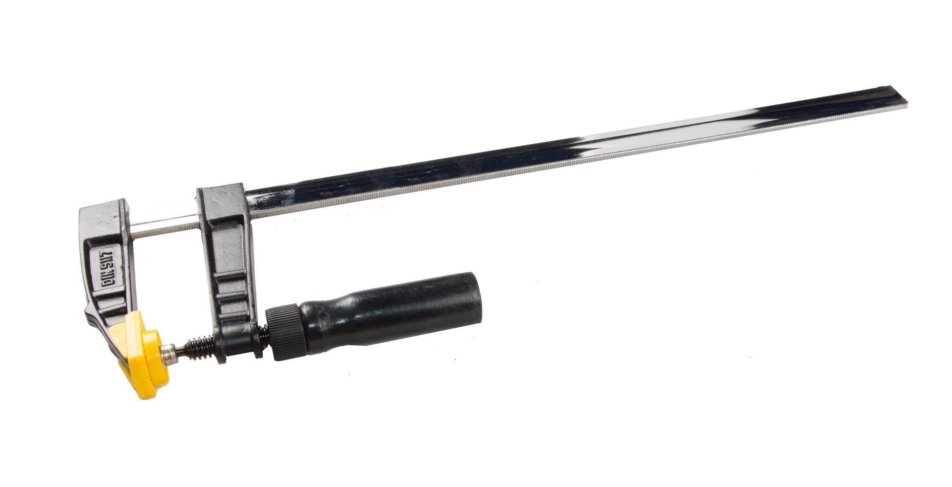 Струбцина столярная MasterTool F-Type DIN 5117 500х120 мм 3200 Н деревянная ручка (07-0005)