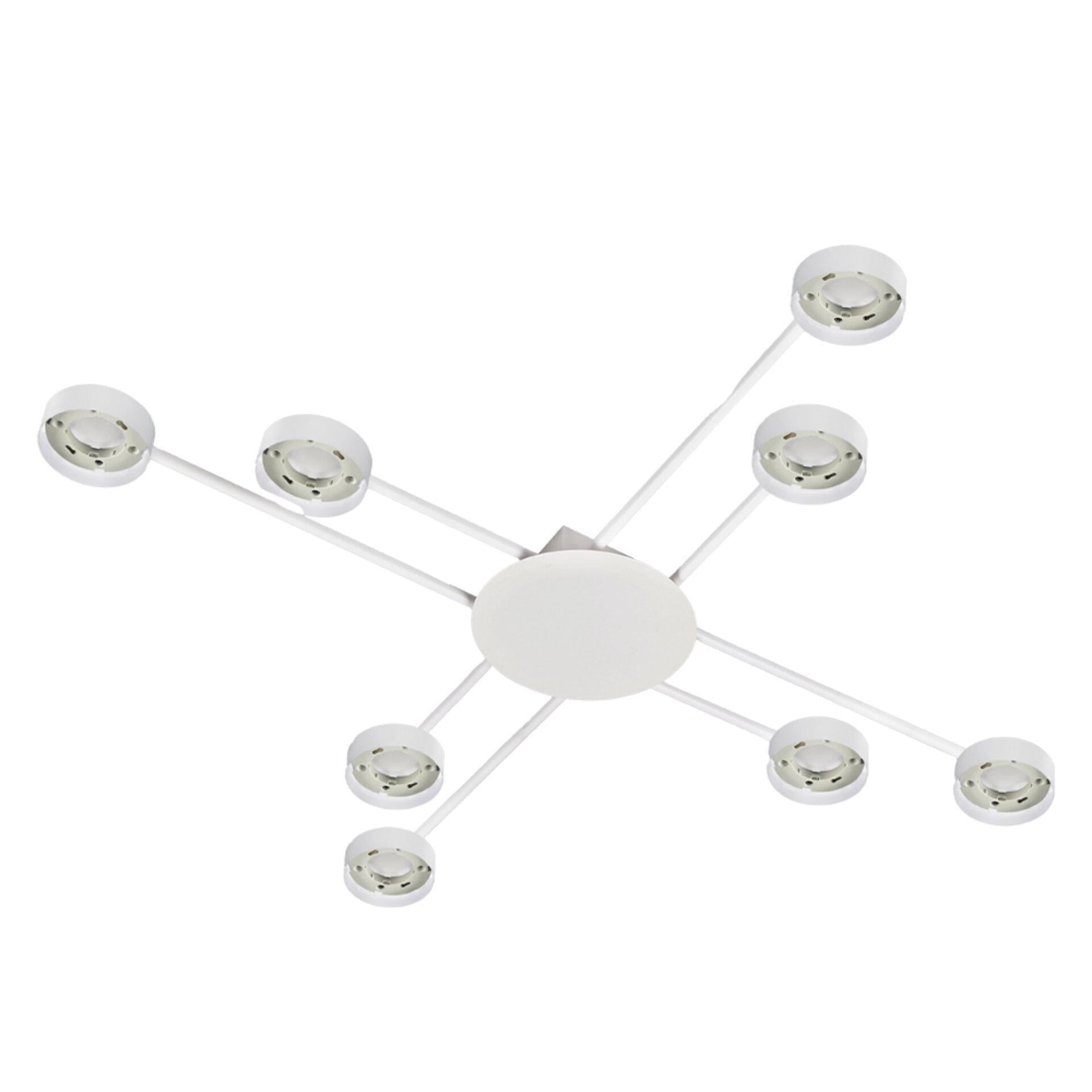 Люстра потолочная ETRON Radiant 1-EFP-2225 GX53 8x15 Вт Белый (00000145833)