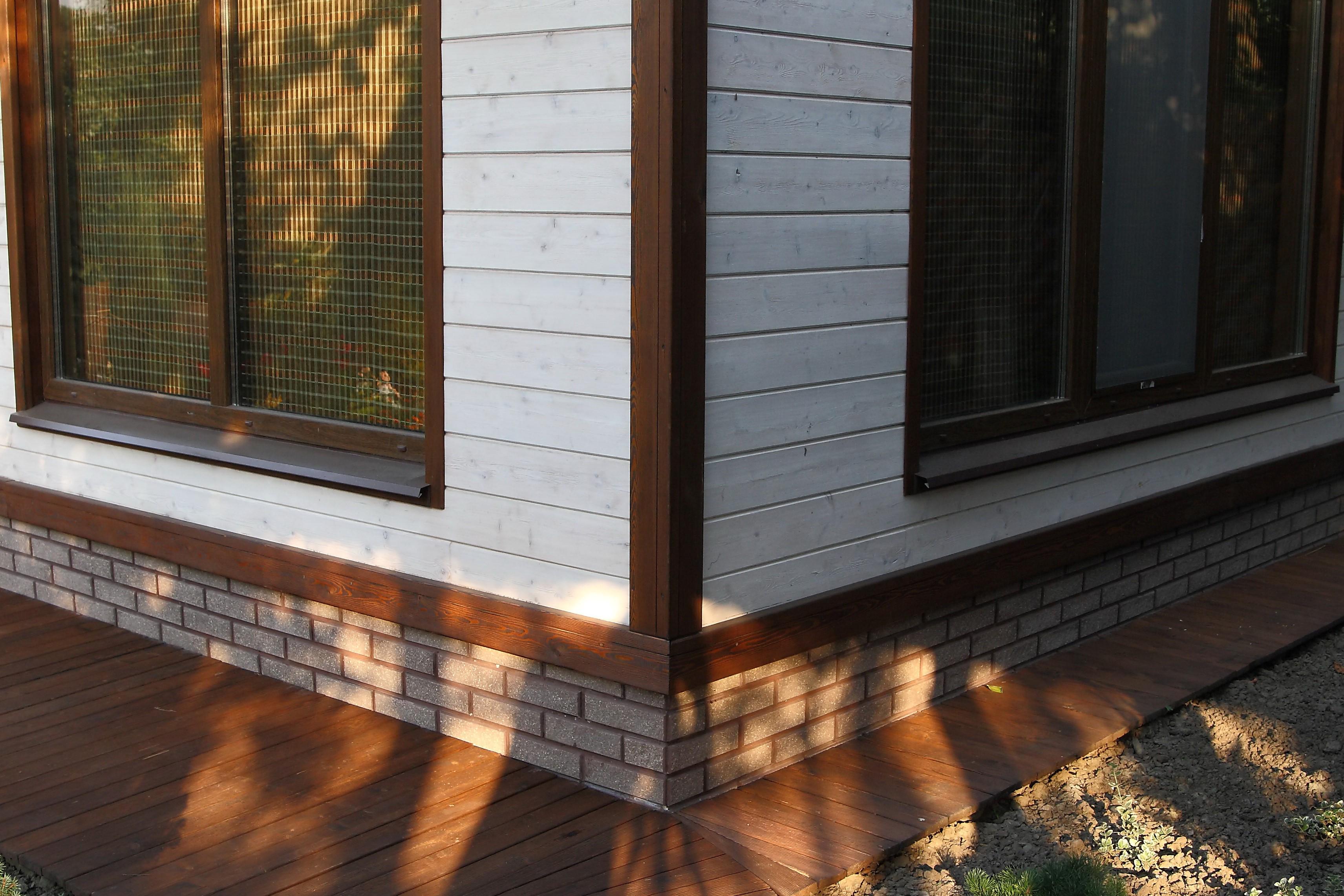 Фальш-брус лиственница 1 сорт АВ 35х135х3000 мм (533) - фото 6