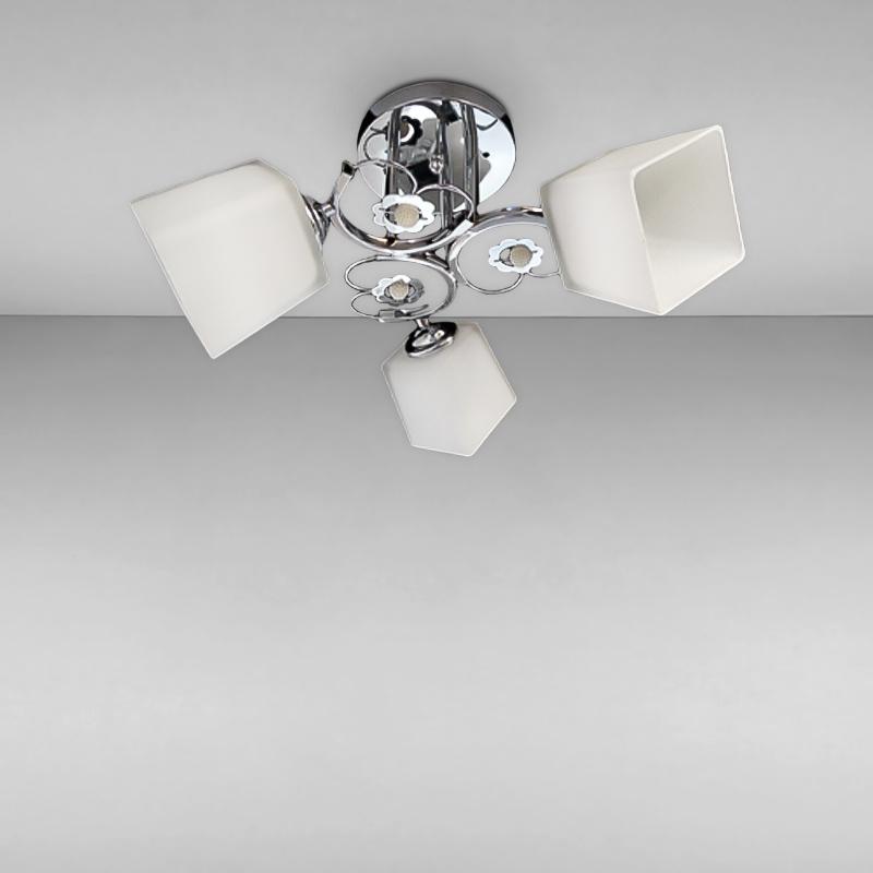 Люстра потолочная Light House SRS-16199/3 на три лампы Хром