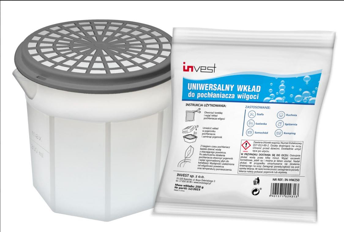 Влагопоглотитель для помещений INVEST 250G (INVST250G)