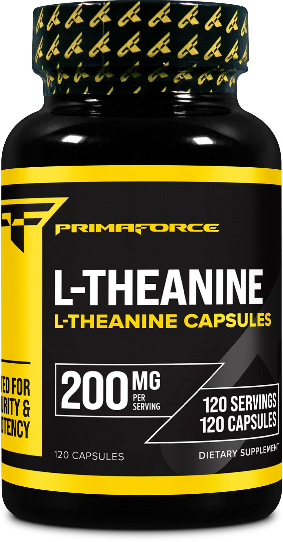 Теанін L Primaforce L-Theanine 200 mg 120 капсул