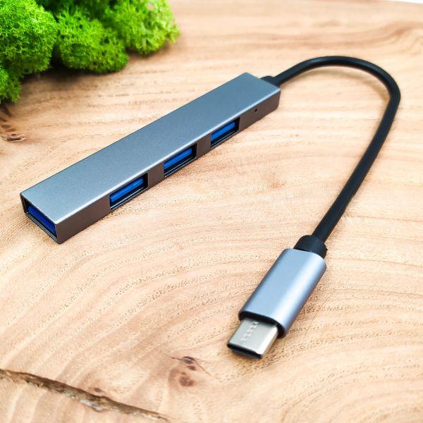 Хаб концентратор to 4USB 3.0 Inkax DST03 Black