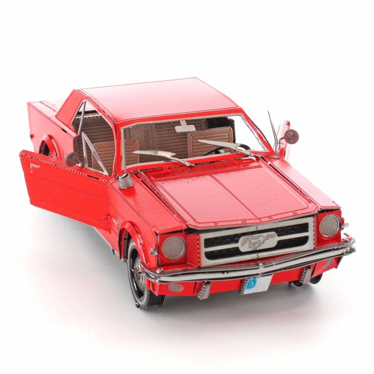 Конструктор металевий Metal Earth 1965 Ford Mustang Coupe Red Version MMS056C 3D - фото 2