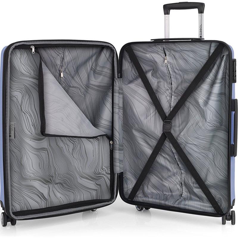 Чемодан на 4-х колесах Gabol Kume M 66 л Blue (930282) - фото 4 Чемодан на 4-х колесах Gabol Kume M 66 л Blue (930282) - фото 4