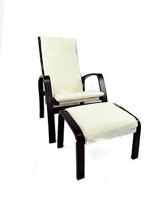 Крісло для відпочинку з підніжкою Avko ARC013 Walnut Beige - фото 2 Крісло для відпочинку з підніжкою Avko ARC013 Walnut Beige - фото 2