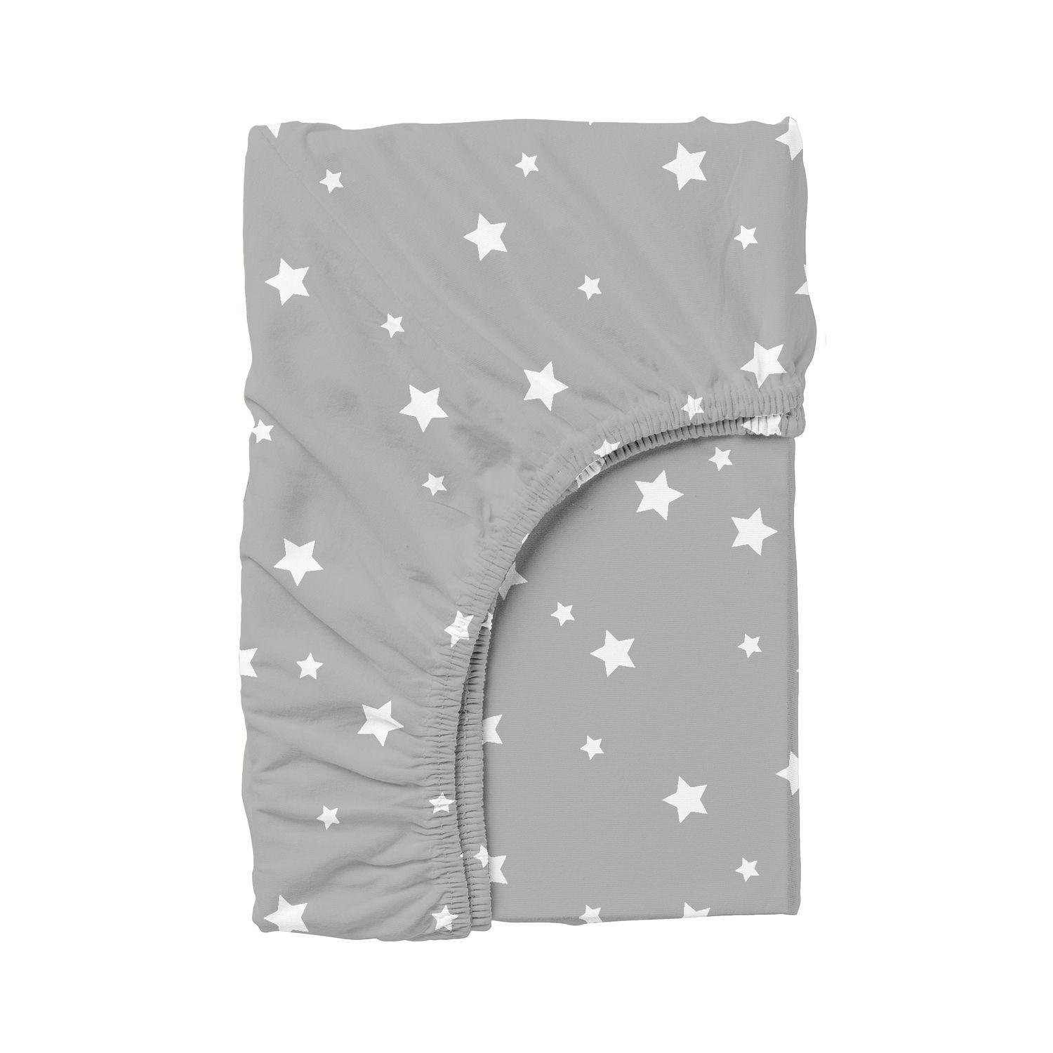 Простынь Cosas GREY STARSFALL на резинке 80х160х20 см (4822052088944)