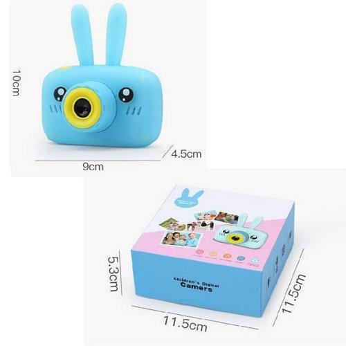 Фотокамера дитяча цифрова Baby Photo Camera Rabbit Х-500 Блакитний (1539997770) - фото 4