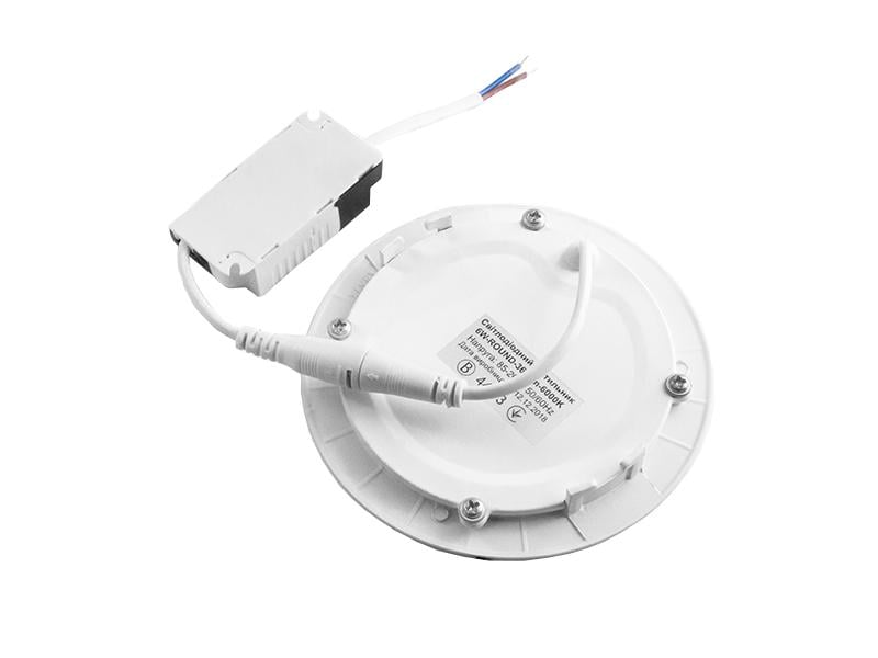 Світильник світлодіодний врізний Downlight 6 Вт 6400К круглий (809) - фото 2