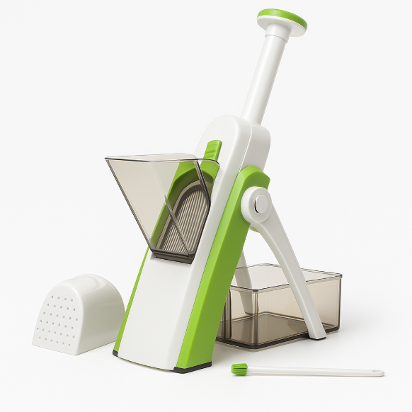 Овощерезка с контейнером 4 насадки многофункциональная (VP-735)