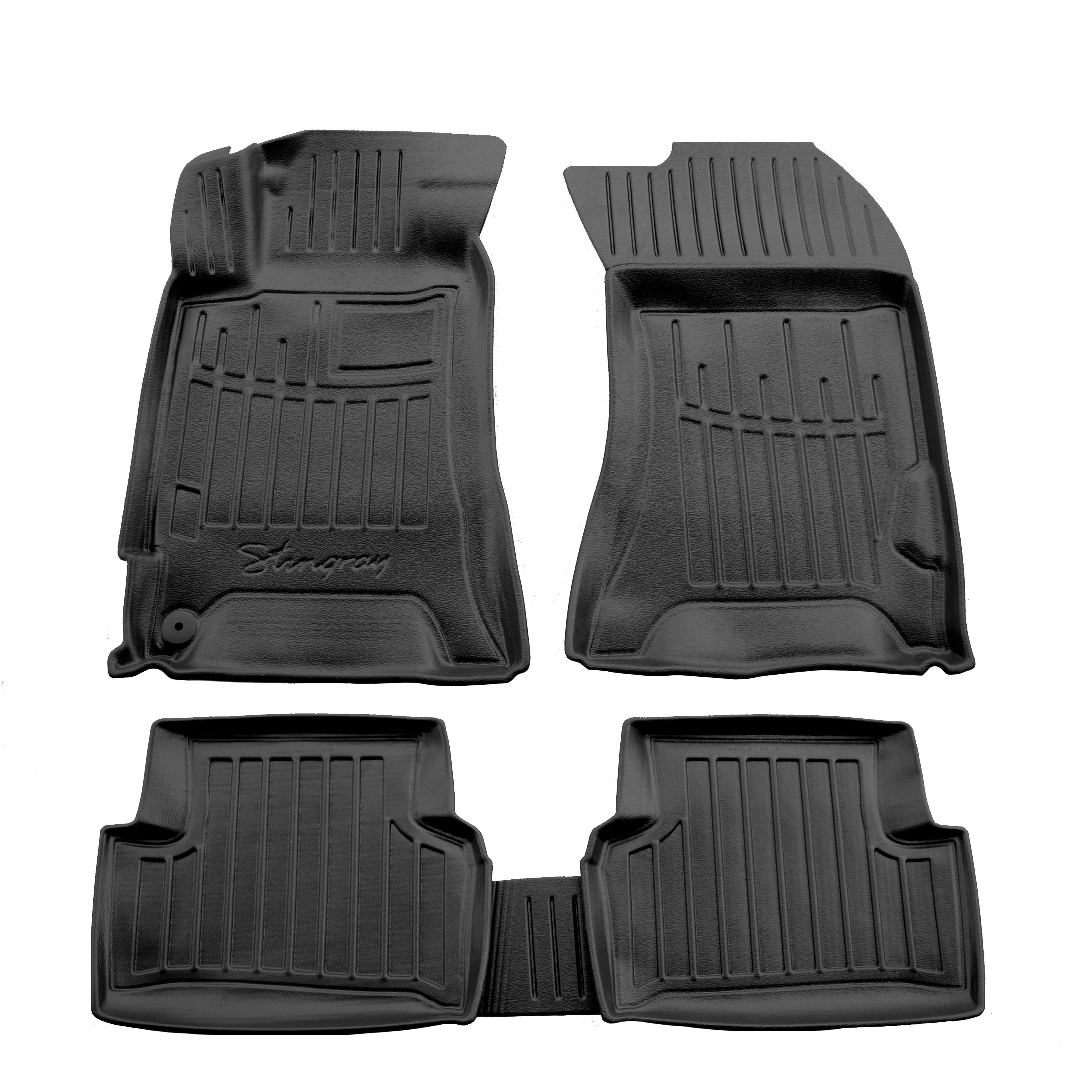 Коврики Stingray 3D для Subaru Forester 2002-2008 рр. полиуретан 5 шт. Черный (158588)