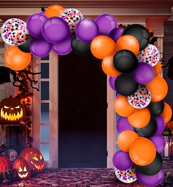 Арка из шаров Halloween набор 125 шт. (12337440)