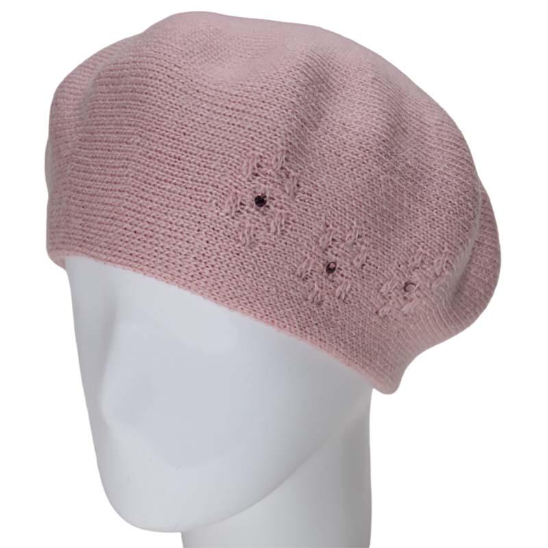 Берет женский Lirus Магна двойной полушерстяной Розовый (119064)