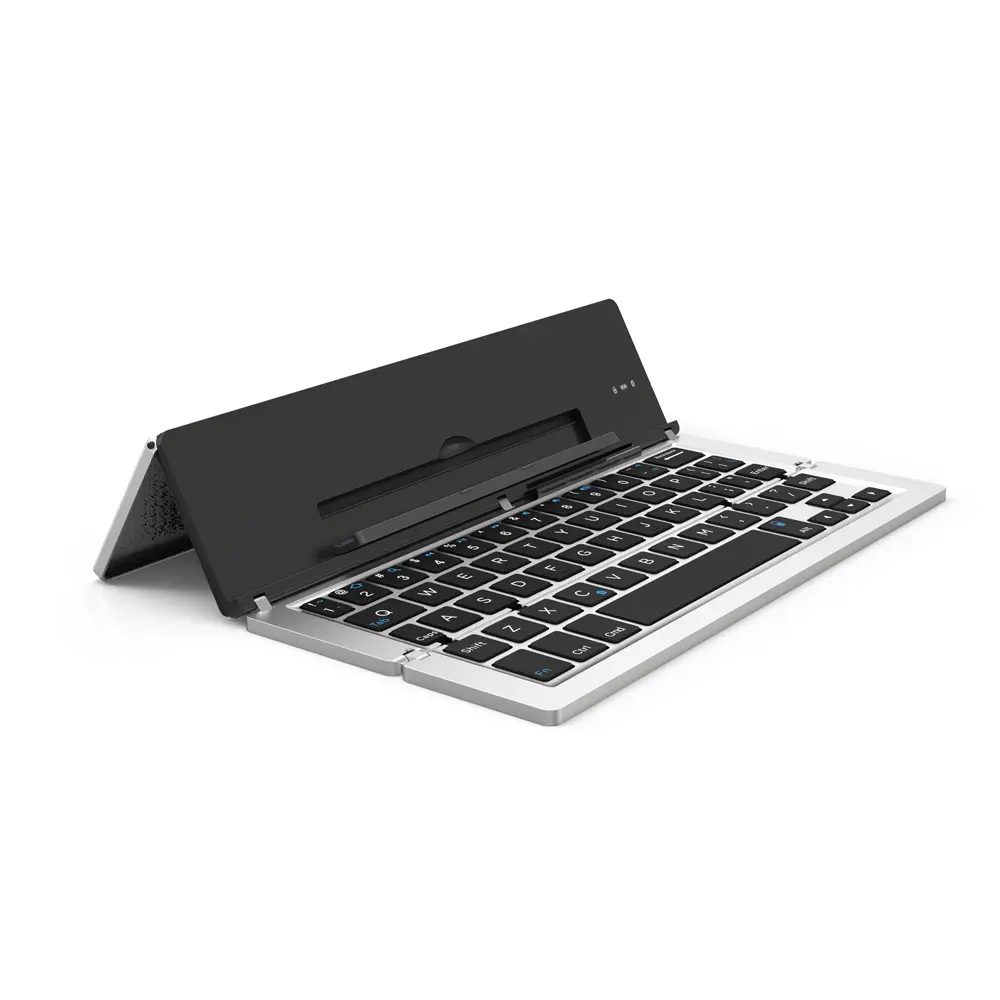 Клавіатура бездротова складна VHG F18 Foldable Bluetooth Keyboard Silver