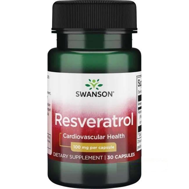 Ресвератрол Swanson Resveratrol 100 мг 30 Caps