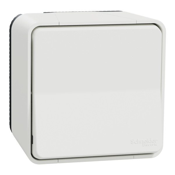 Выключатель кнопочный 1-клавишный Schneider Electric Mureva Styl IP55 Белый (MUR39026)