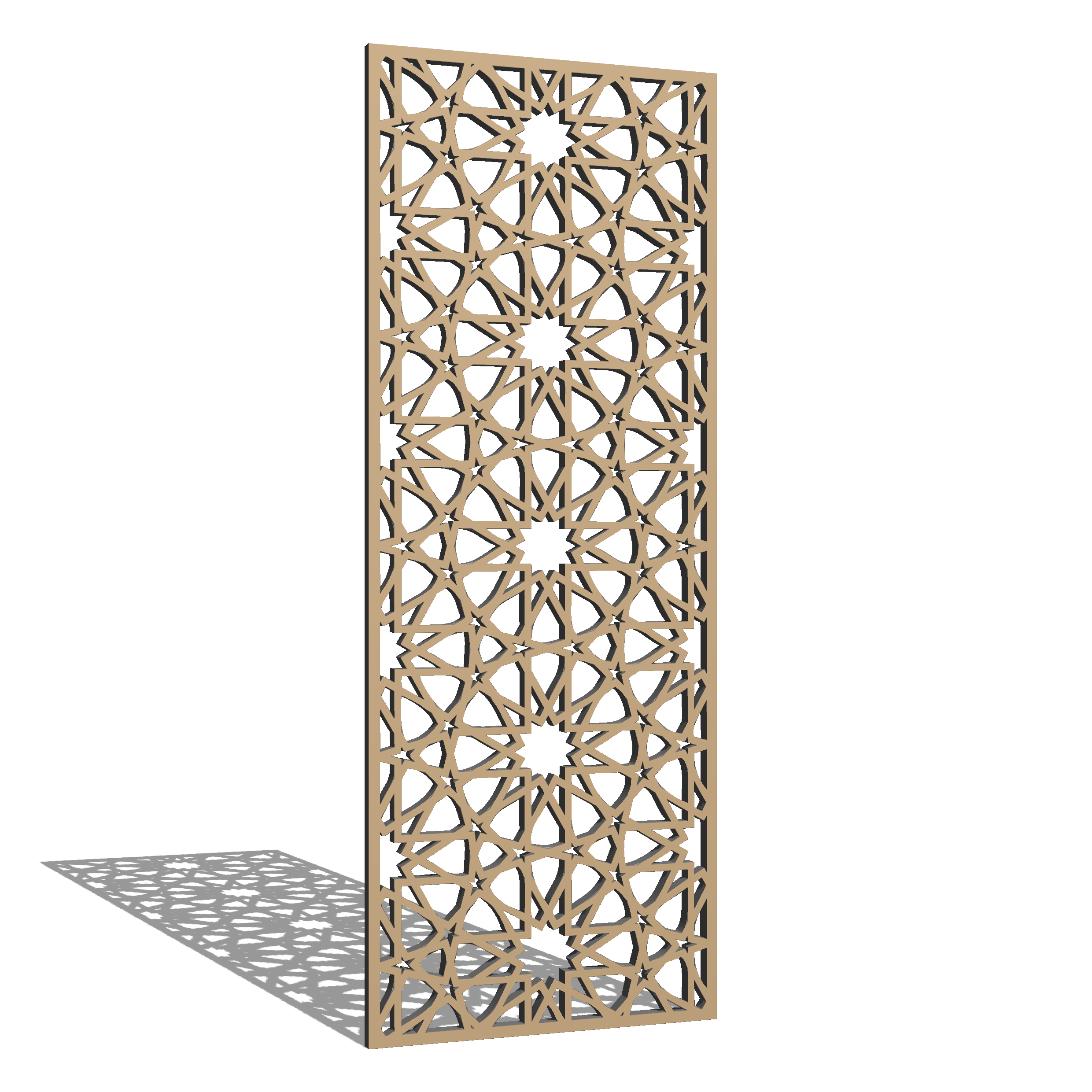 Перегородка резная ALEDRO SR 9 под покраску 2500х950x10 мм (29502533)