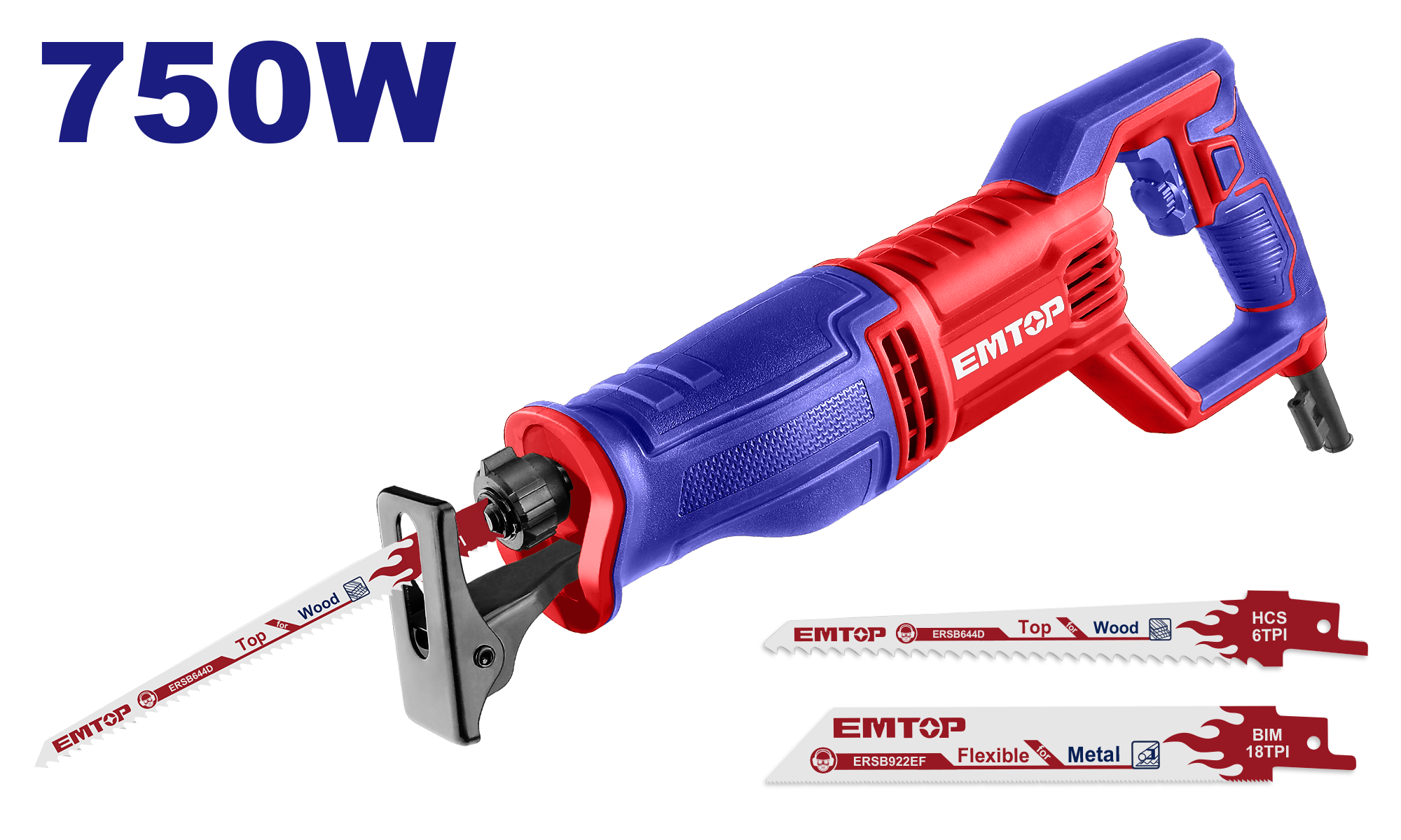 Пила шабельна EMTOP ERSW7501 - фото 12