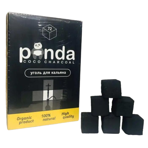 Уголь Кокосовый Panda Cube XL 72 шт.