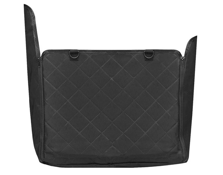 Чехол-мат автомобильный Purlov 5403 для перевозки собак с бортиками креплениями и отверстиями для ремня 135х145 см - фото 7 Чехол-мат автомобильный Purlov 5403 для перевозки собак с бортиками креплениями и отверстиями для ремня 135х145 см - фото 7