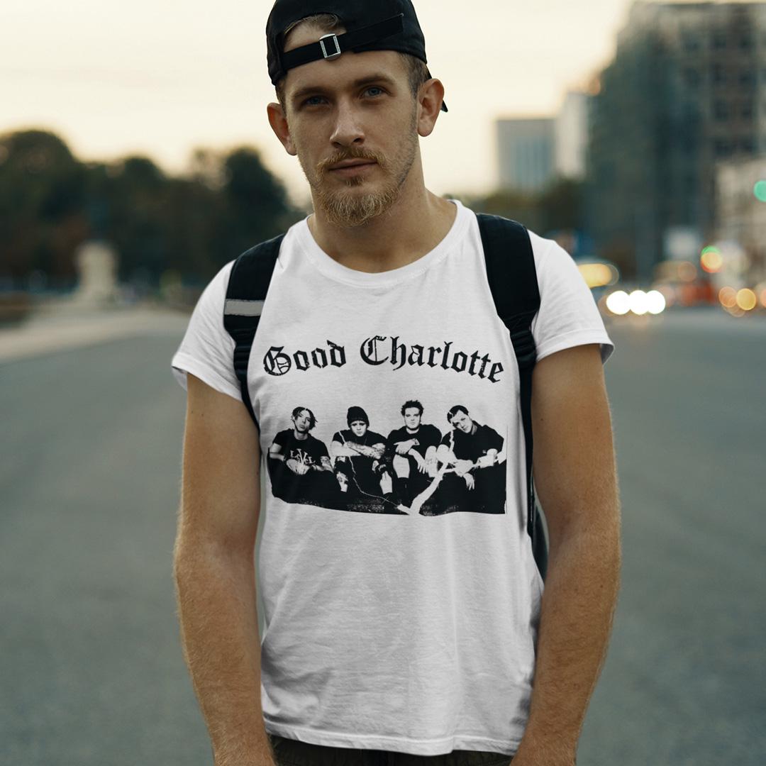 Футболка унисекс Good Charlotte Band 3XL Белый (00000010753)